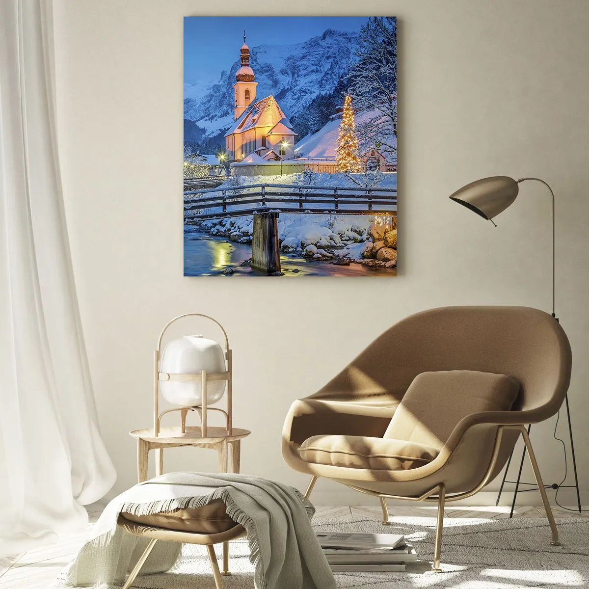 Glass picture - Spirit of Christmas - 80x120 cm