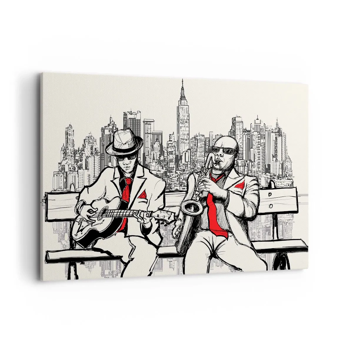 Canvas picture - New York Improvisation - 120x80 cm