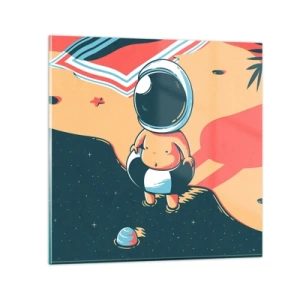 Glass picture - From a Different Perspective - 50x50 cm