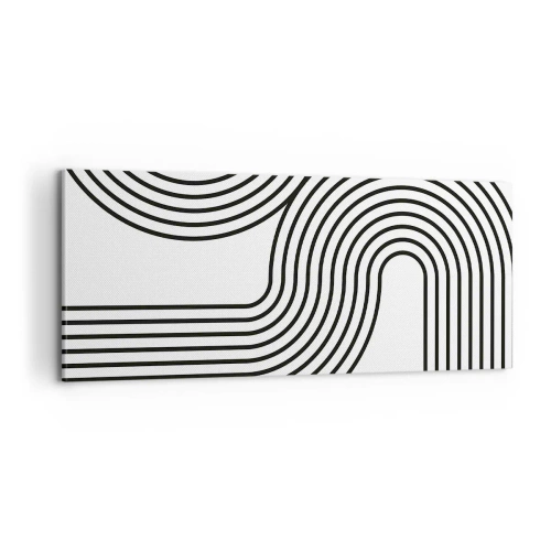 Canvas picture - On the Curve - 100x40 cm