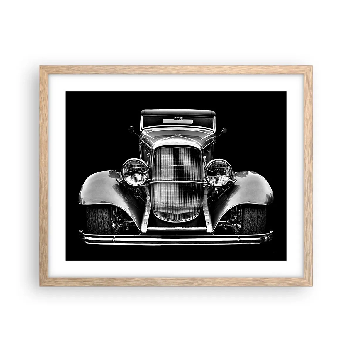 Poster in light oak frame - True Gentleman - 50x40 cm