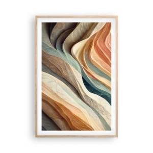 Poster in light oak frame - Moment Before Change - 61x91 cm