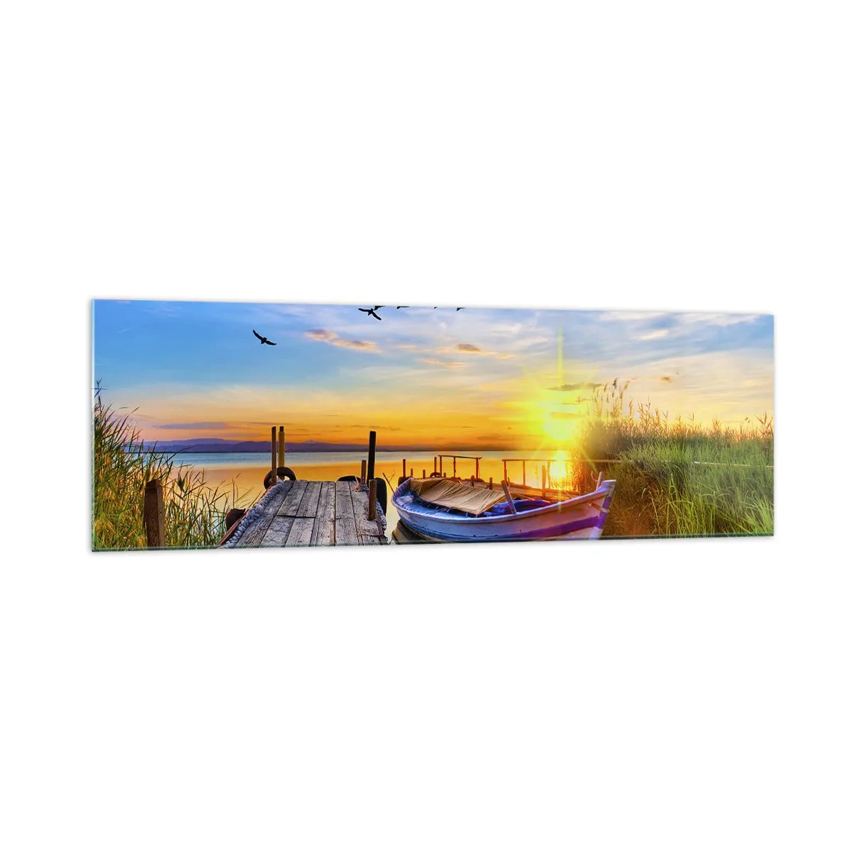 Glass picture - Goodbye, See You tomorrow - 160x50 cm