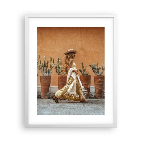 Poster in white frmae - Hippie Style - 40x50 cm