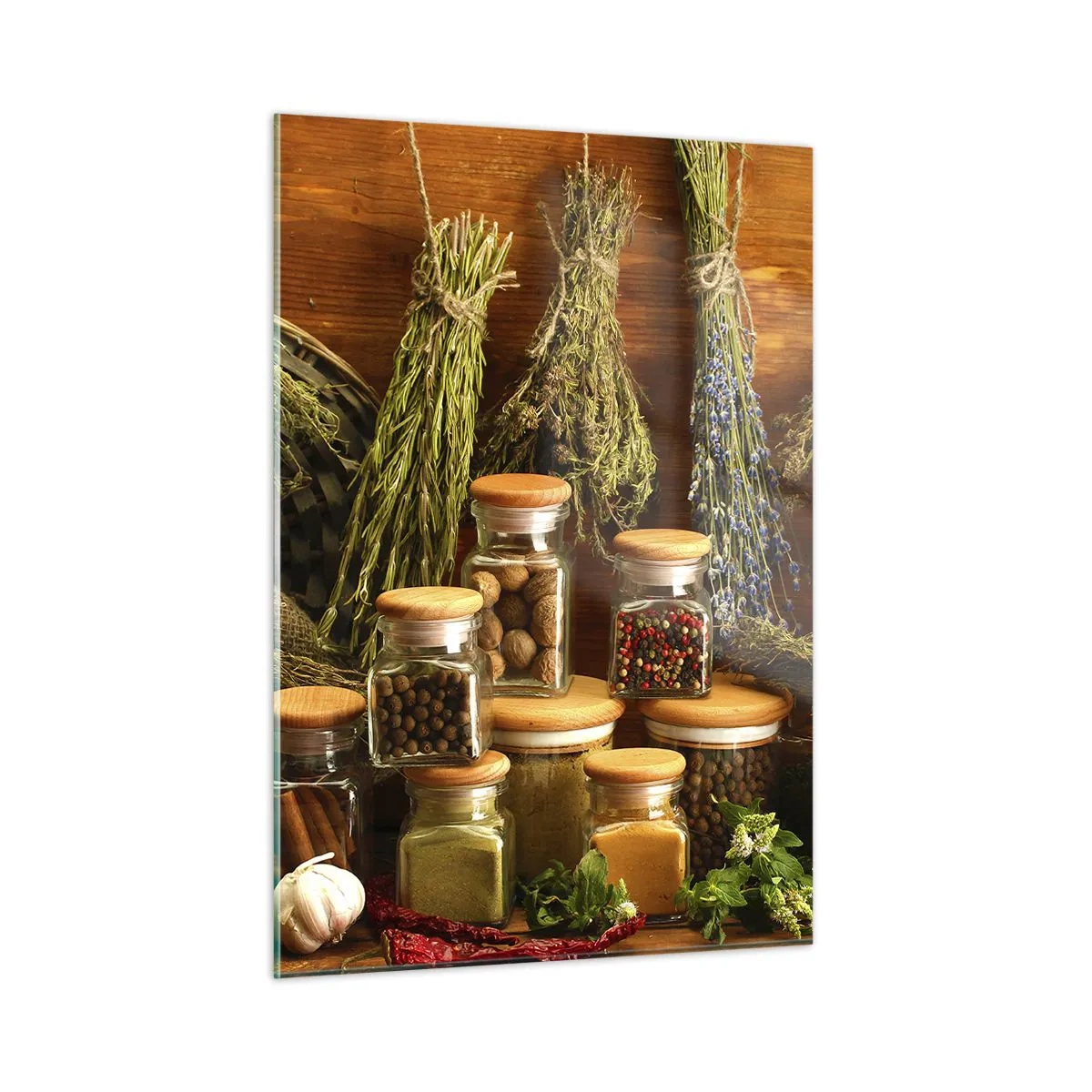 Glass picture - Kitchen Magic - 50x70 cm