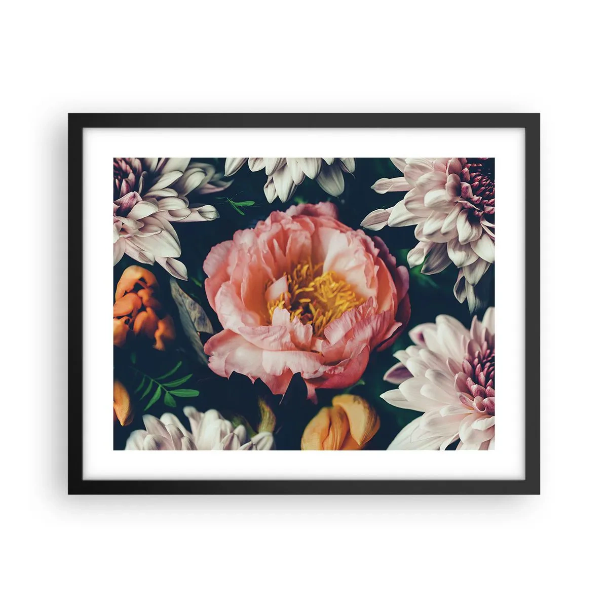 Poster in black frame - In Baroque Style - 50x40 cm