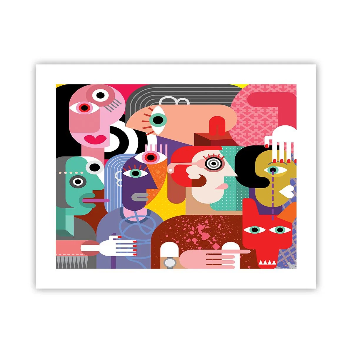 Poster - Picasso Sent Us - 50x40 cm