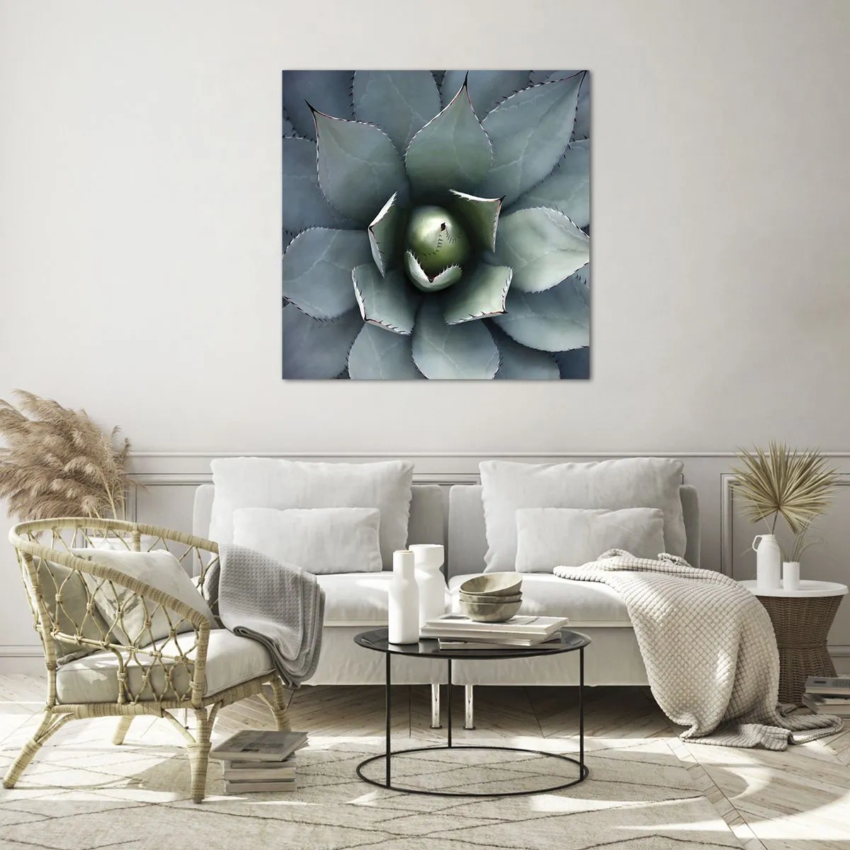 Glass picture - Attracts and Warns - 60x60 cm