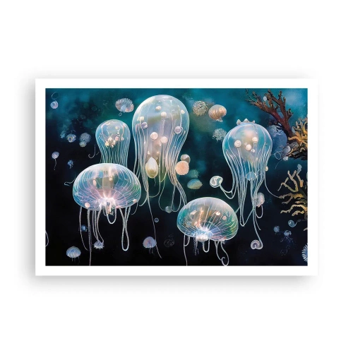 Poster - Underwater Ball - 100x70 cm