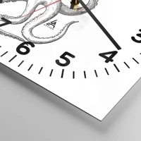 Clock face with numbers