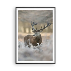 Poster in black frame - Chilly Morning - 70x100 cm