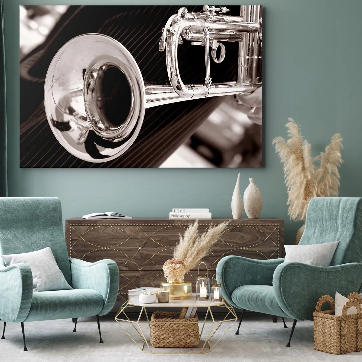 Canvas picture - Musical Journey to the 30-ies - 120x80 cm