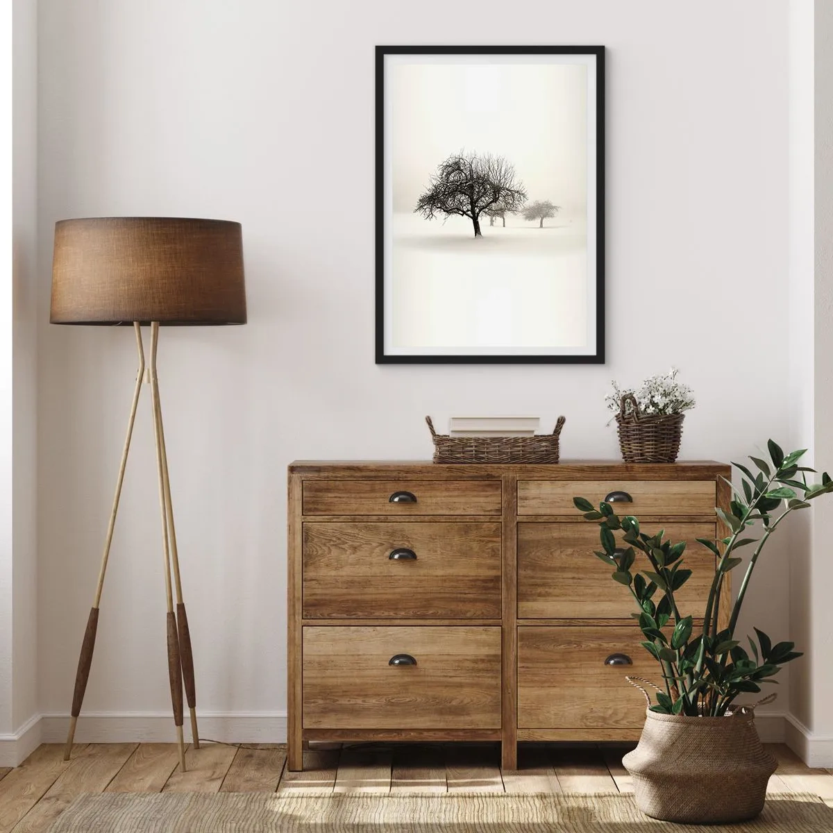Poster in black frame - Winter Dream - 40x50 cm