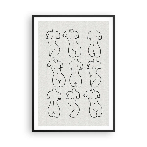 Poster in black frame - Only Venus - 70x100 cm