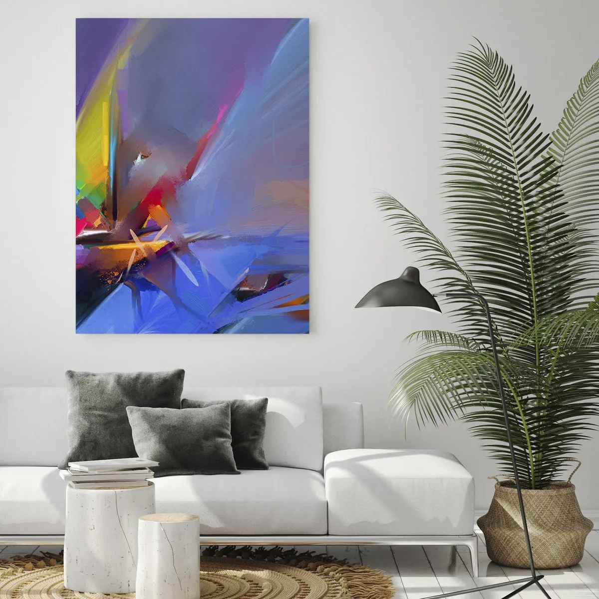 Glass picture - Flew like s Bird - 80x120 cm