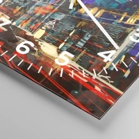Clock face with numbers