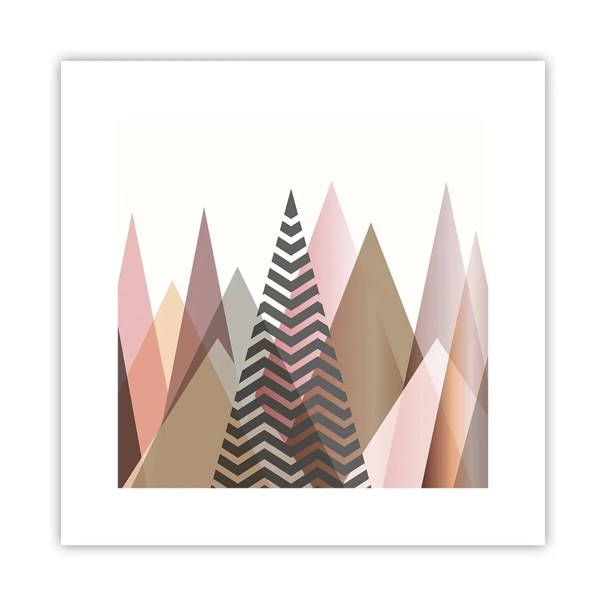 Poster - View of the Piramide - 30x30 cm