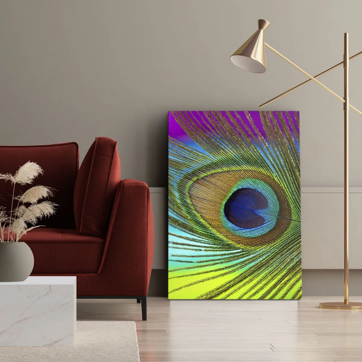 Canvas picture - Eye to Eye - 65x120 cm