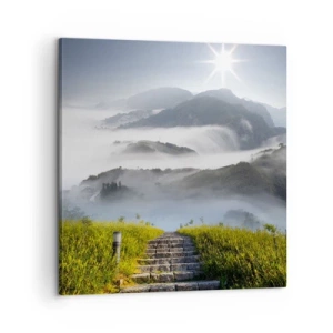 Canvas picture - Upwards towards the Clouds - 60x60 cm