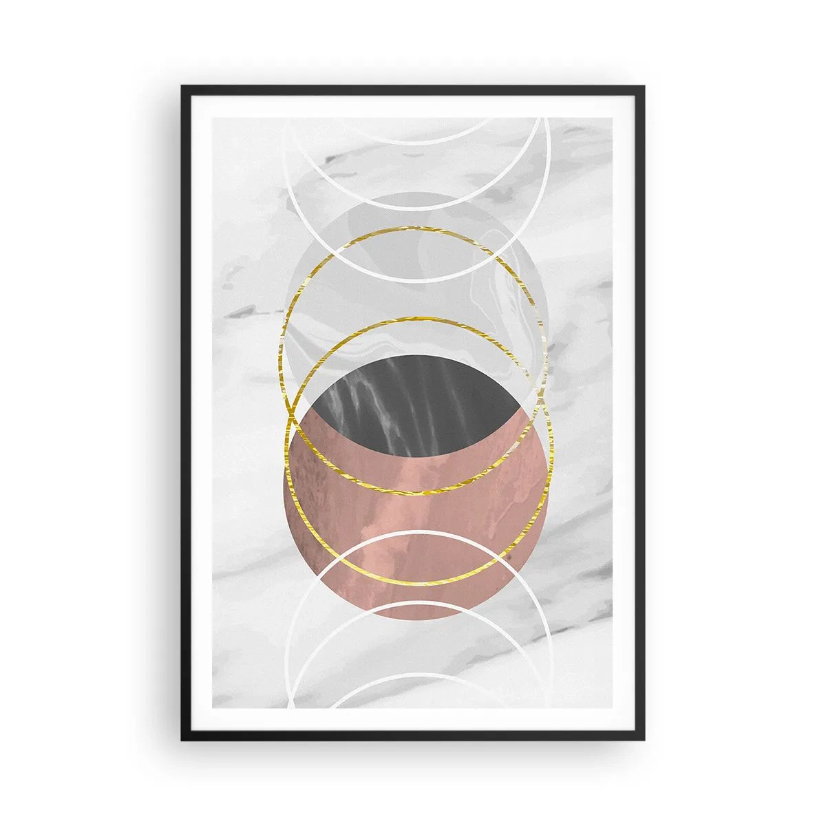 Poster in black frame - Music of the Spheres - 70x100 cm