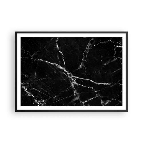 Poster in black frame - The Secret Life of a Stone - 100x70 cm