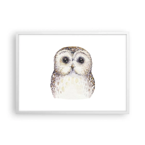 Poster in white frmae - Look Me in the Eyes - 70x50 cm