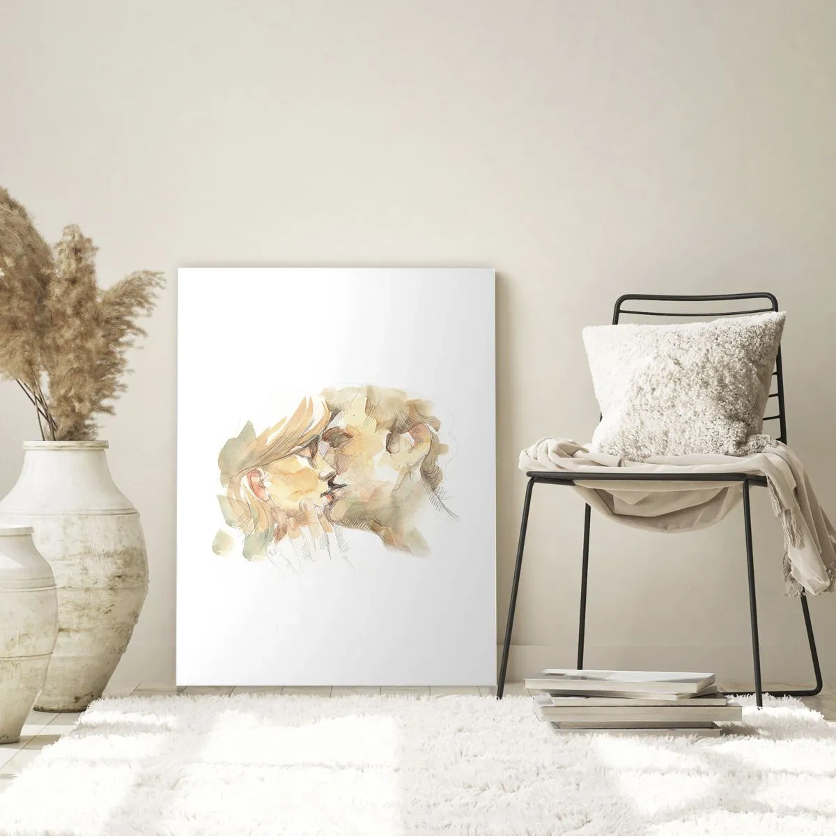 Glass picture - The Missing Half? - 50x70 cm