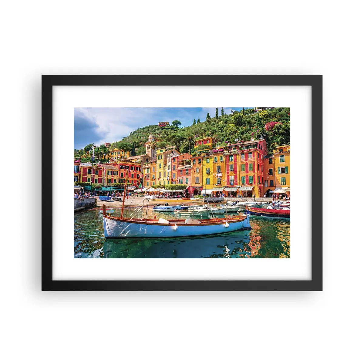 Poster in black frame - Italian Morning - 40x30 cm