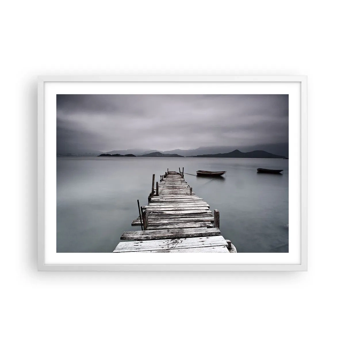 Poster in white frmae - Tomorrow You Can Go - 70x50 cm