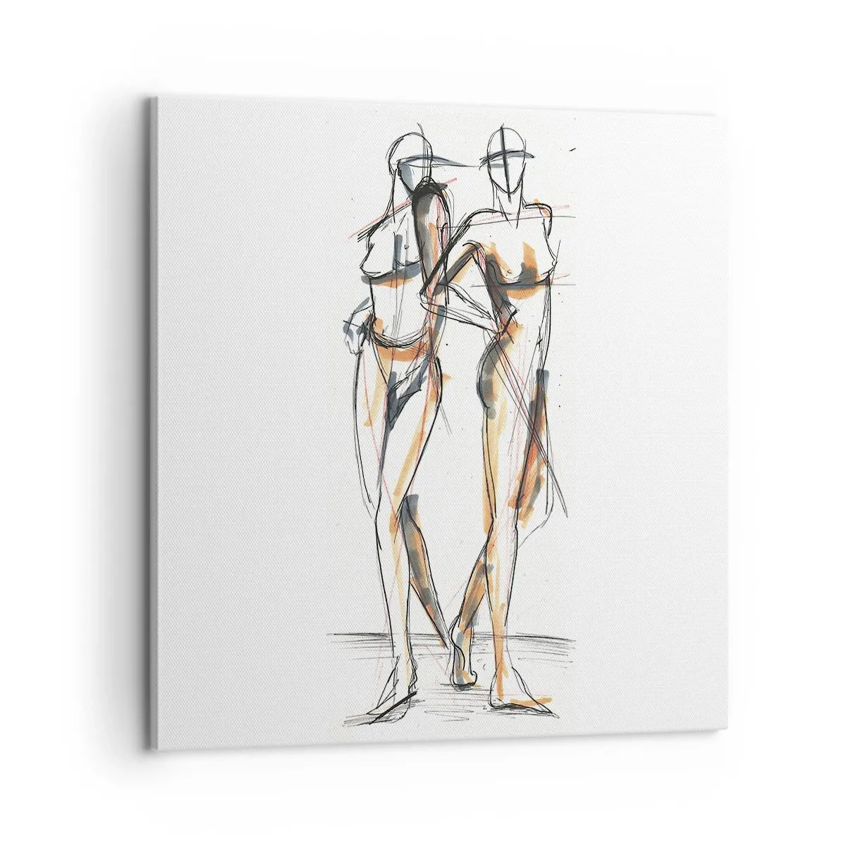 Canvas picture - Study of Grace - 60x60 cm