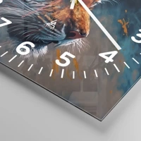 Clock face with numbers