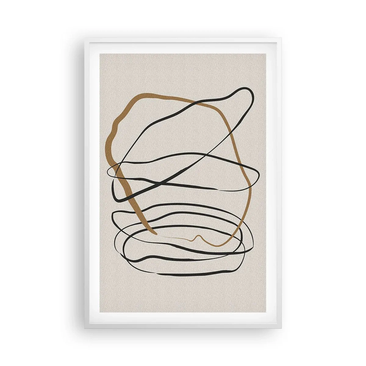 Poster in white frmae - Composition - Dance of Possession - 61x91 cm