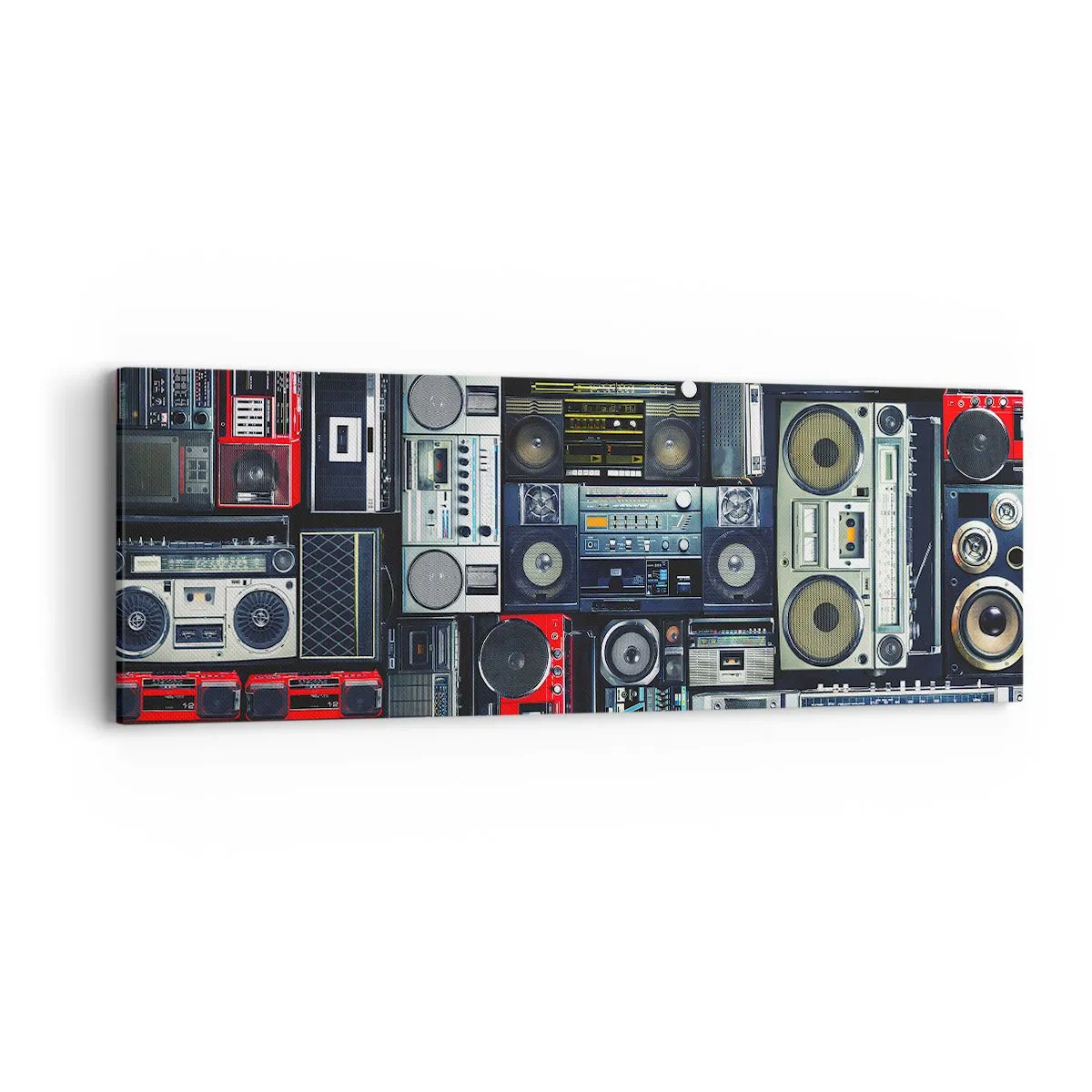 Canvas picture - Nostalgy for the 80-ies - 90x30 cm