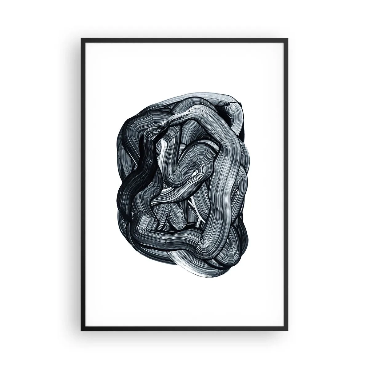 Poster in black frame - It's Not So simple - 70x100 cm