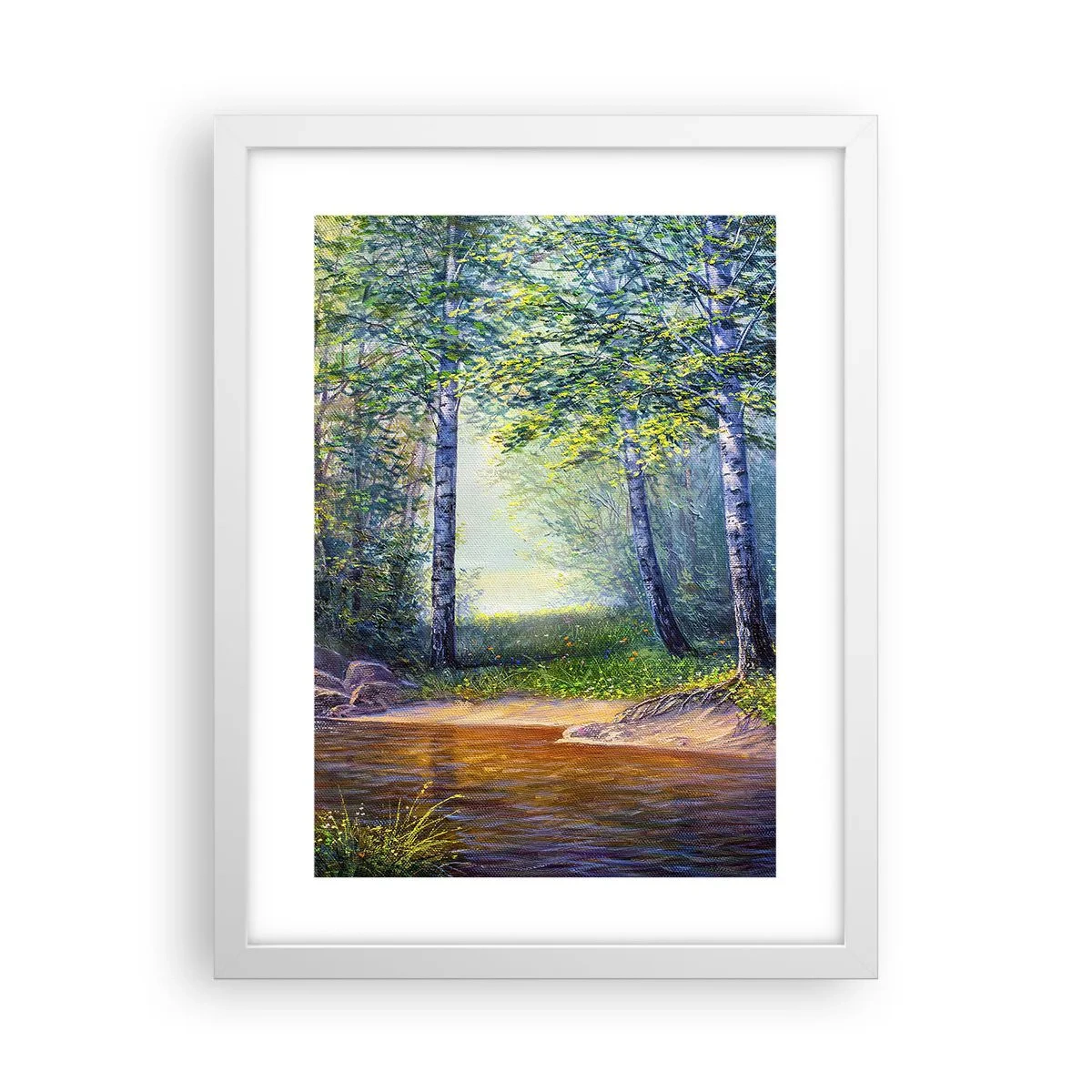 Poster in white frmae - Idyllic Scenery - 30x40 cm