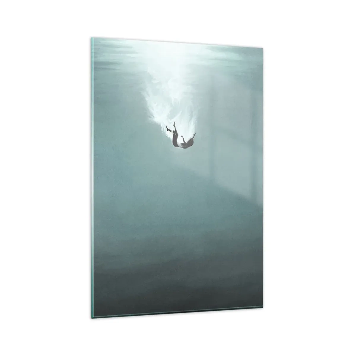 Glass picture - In the Arms of the Ocean - 80x120 cm