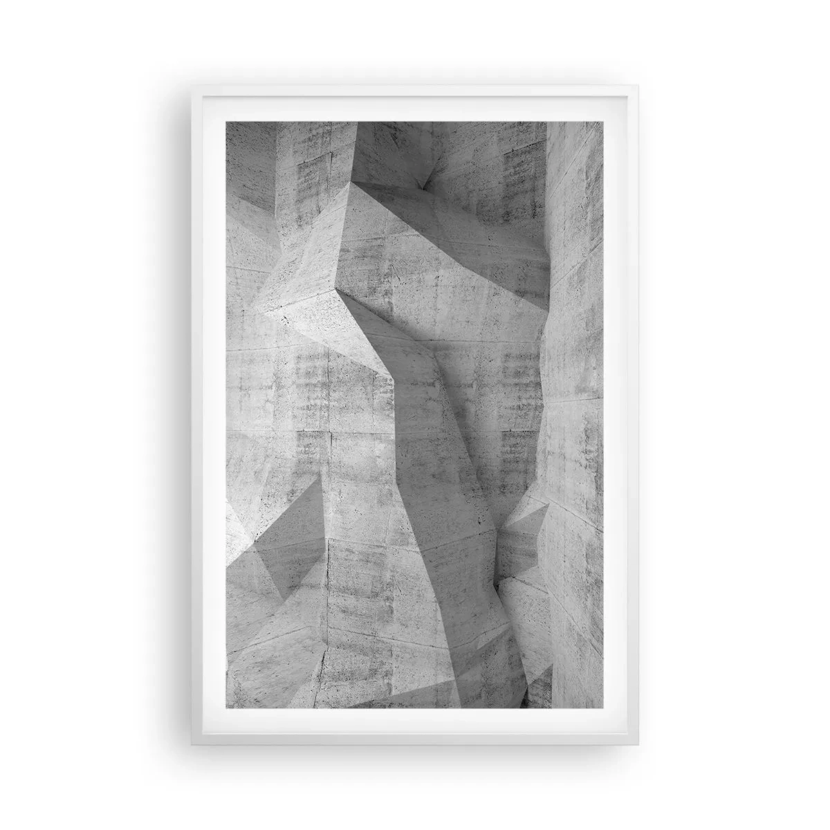 Poster in white frmae - Real Challenge - 61x91 cm