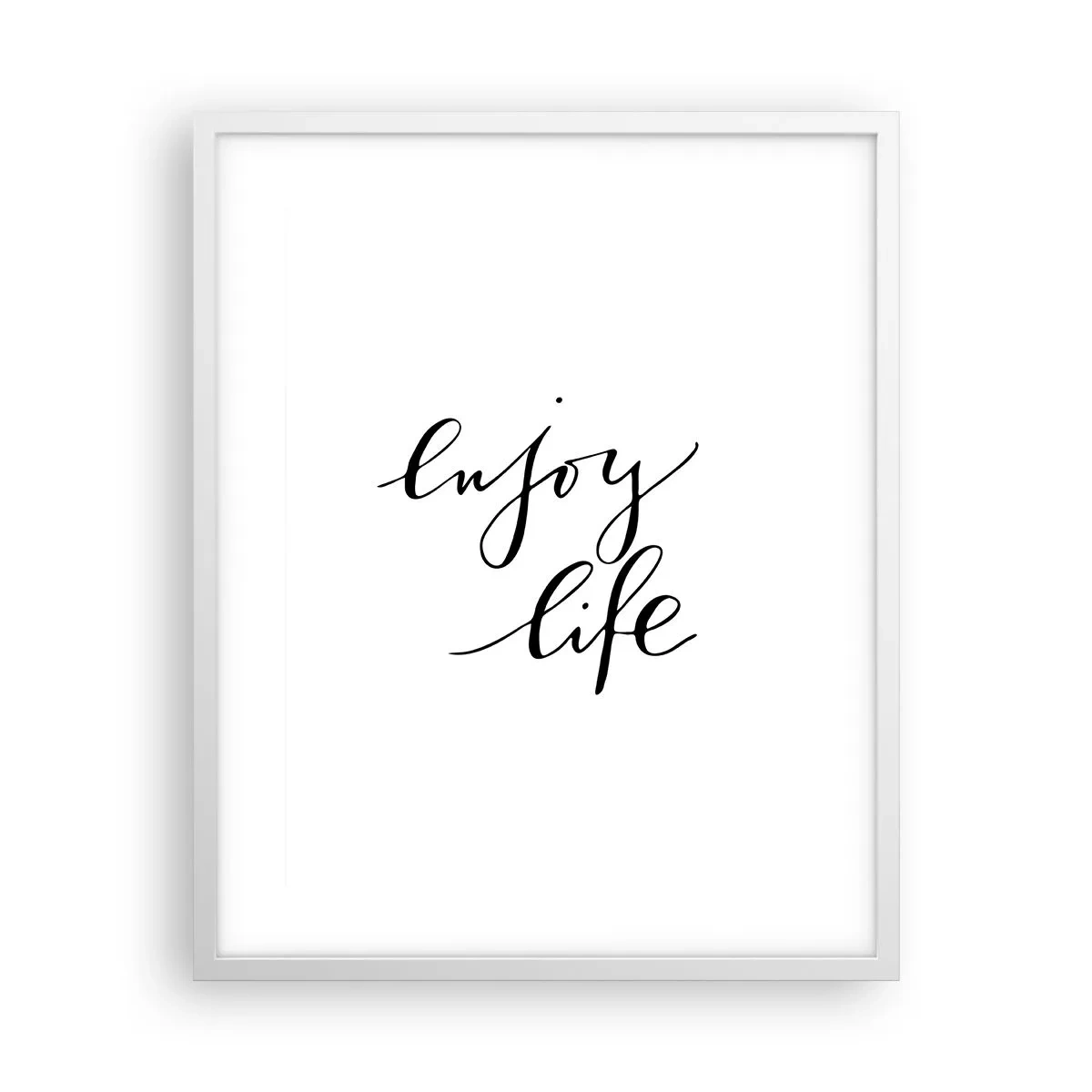 Poster in white frmae - Nothing to Add… - 40x50 cm