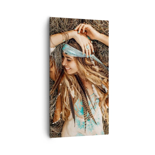 Canvas picture - On the Way to the Summer of Love - 55x100 cm