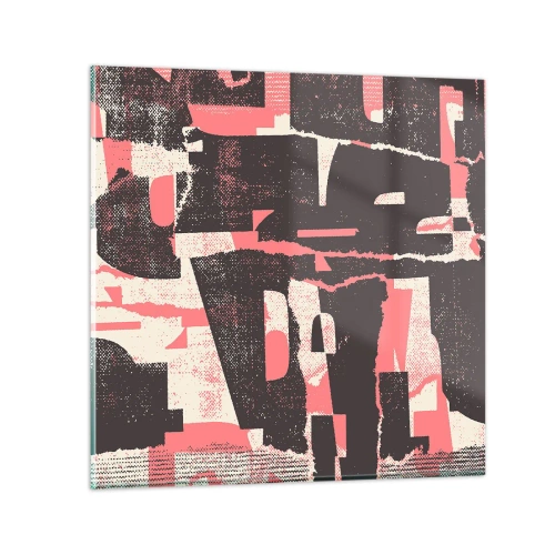 Glass picture - All that Chaos - 40x40 cm