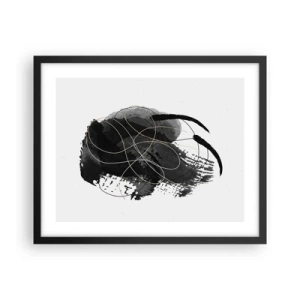 Poster in black frame - Made from Black - 50x40 cm