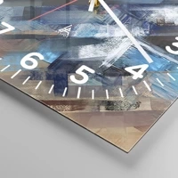 Clock face with numbers