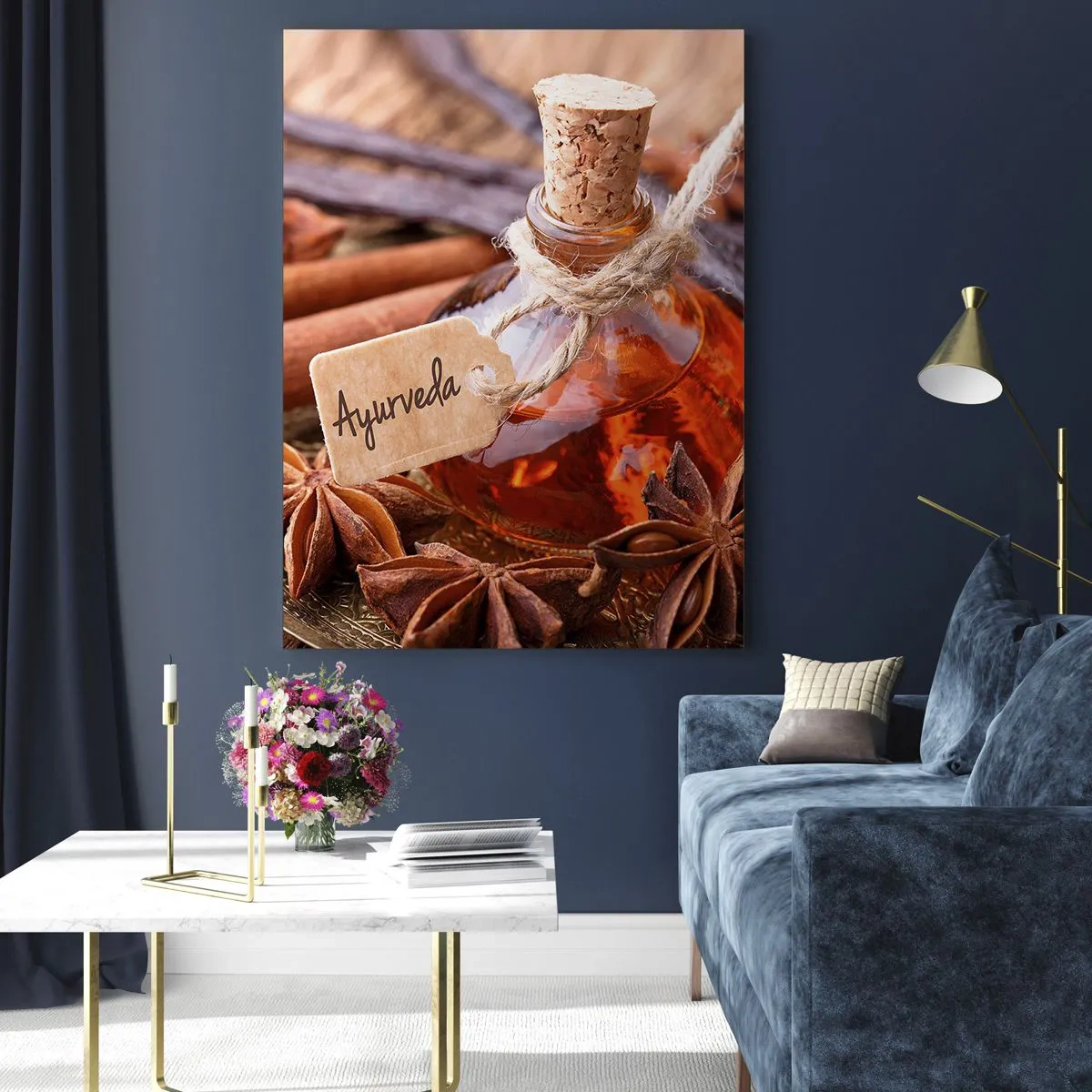 Glass picture - Unity of Body and Spirit - 50x70 cm