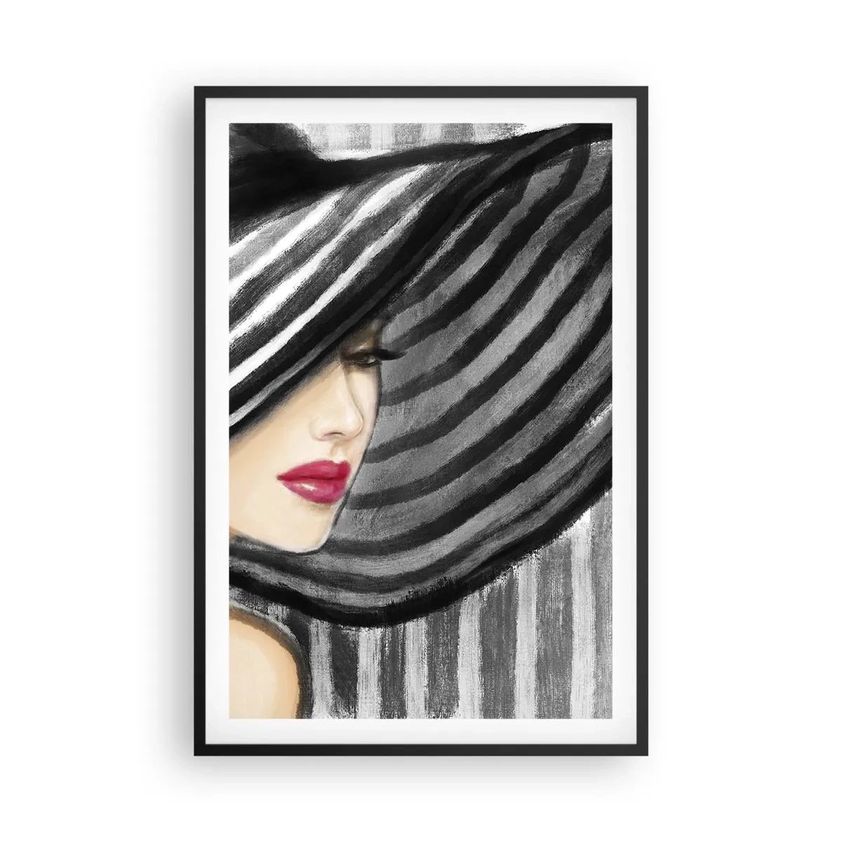 Poster in black frame - Where Can I Find You? - 61x91 cm