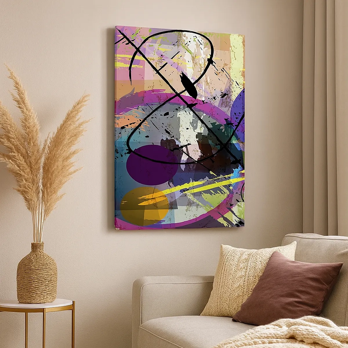 Canvas picture - Straight Ahead or Around - 50x70 cm