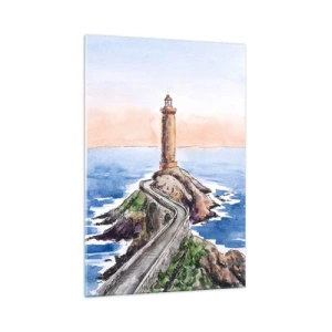 Glass picture - In the Direction of the Sea - 70x100 cm