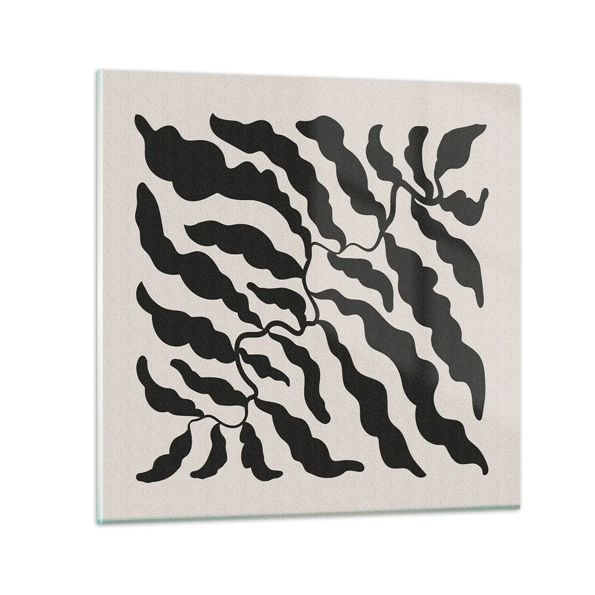 Glass picture - Nature of a Square - 30x30 cm