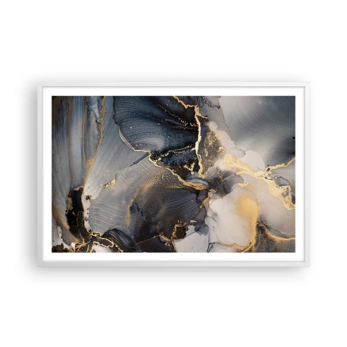 Poster in white frmae - Life of a Stone - 91x61 cm