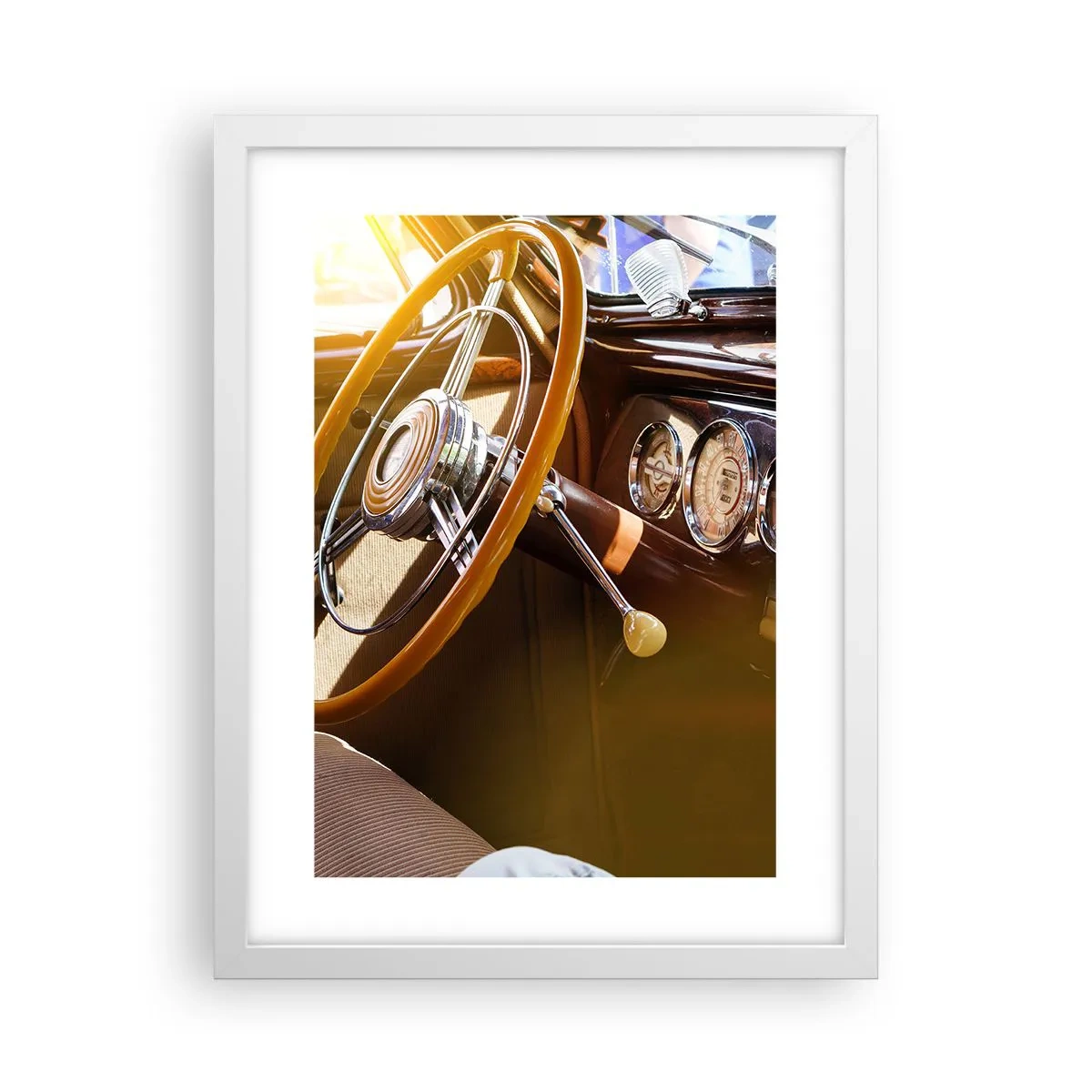 Poster in white frmae - Breath of Luxury form the Past - 30x40 cm