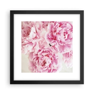 Poster in black frame - In Pink  Splendour - 30x30 cm